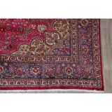 Tabriz Floral Medallion Handmade Wool Persian Oriental Area Rug - 12'11" x 9'8"
