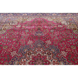 Tabriz Floral Medallion Handmade Wool Persian Oriental Area Rug - 12'11" x 9'8"