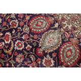 Tabriz Floral Medallion Handmade Wool Persian Oriental Area Rug - 13'2" x 9'2"