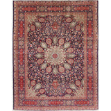 Tabriz Floral Medallion Handmade Wool Persian Oriental Area Rug - 13'2" x 9'2"