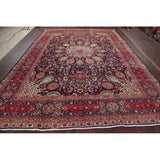 Tabriz Floral Medallion Handmade Wool Persian Oriental Area Rug - 13'2" x 9'2"