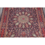 Tabriz Floral Medallion Handmade Wool Persian Oriental Area Rug - 13'2" x 9'2"