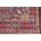 Tabriz Floral Medallion Handmade Wool Persian Oriental Area Rug - 13'2" x 9'2"