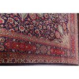 Tabriz Floral Medallion Handmade Wool Persian Oriental Area Rug - 13'2" x 9'2"