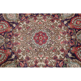 Tabriz Floral Medallion Handmade Wool Persian Oriental Area Rug - 13'2" x 9'2"