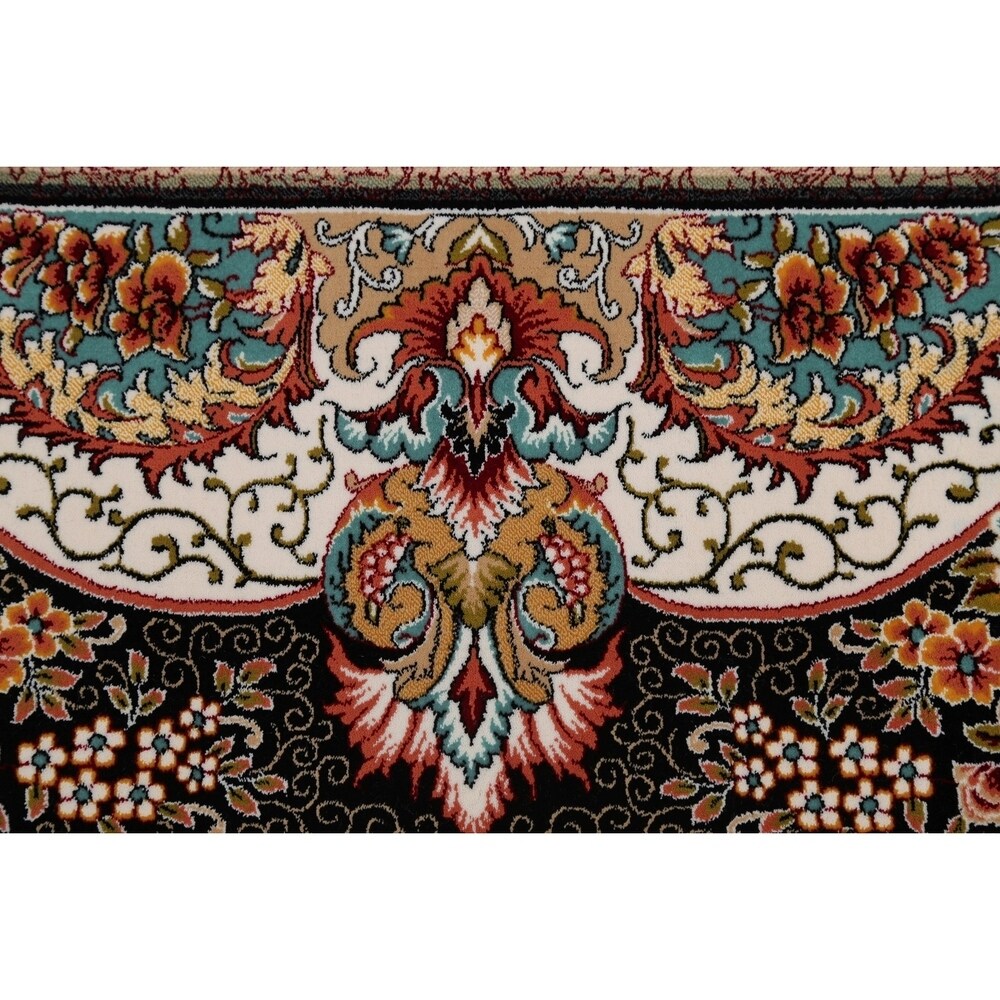Copper Grove Rapla Heat-set Floral Medallion Wool/ Acrylic Area Rug - 13'3" x 9'10"