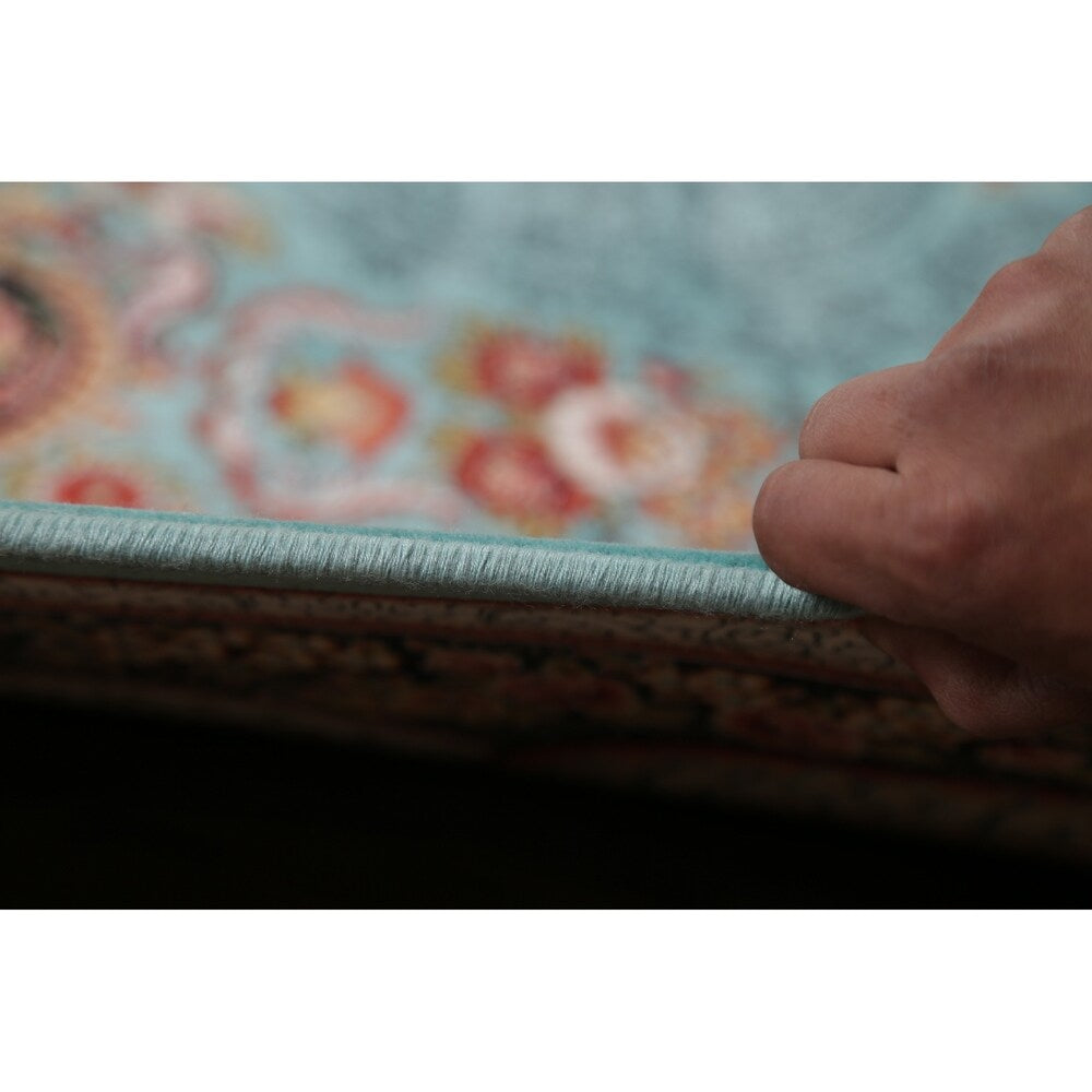 Copper Grove Rapla Heat-set Floral Medallion Wool/ Acrylic Area Rug - 13'3" x 9'10"