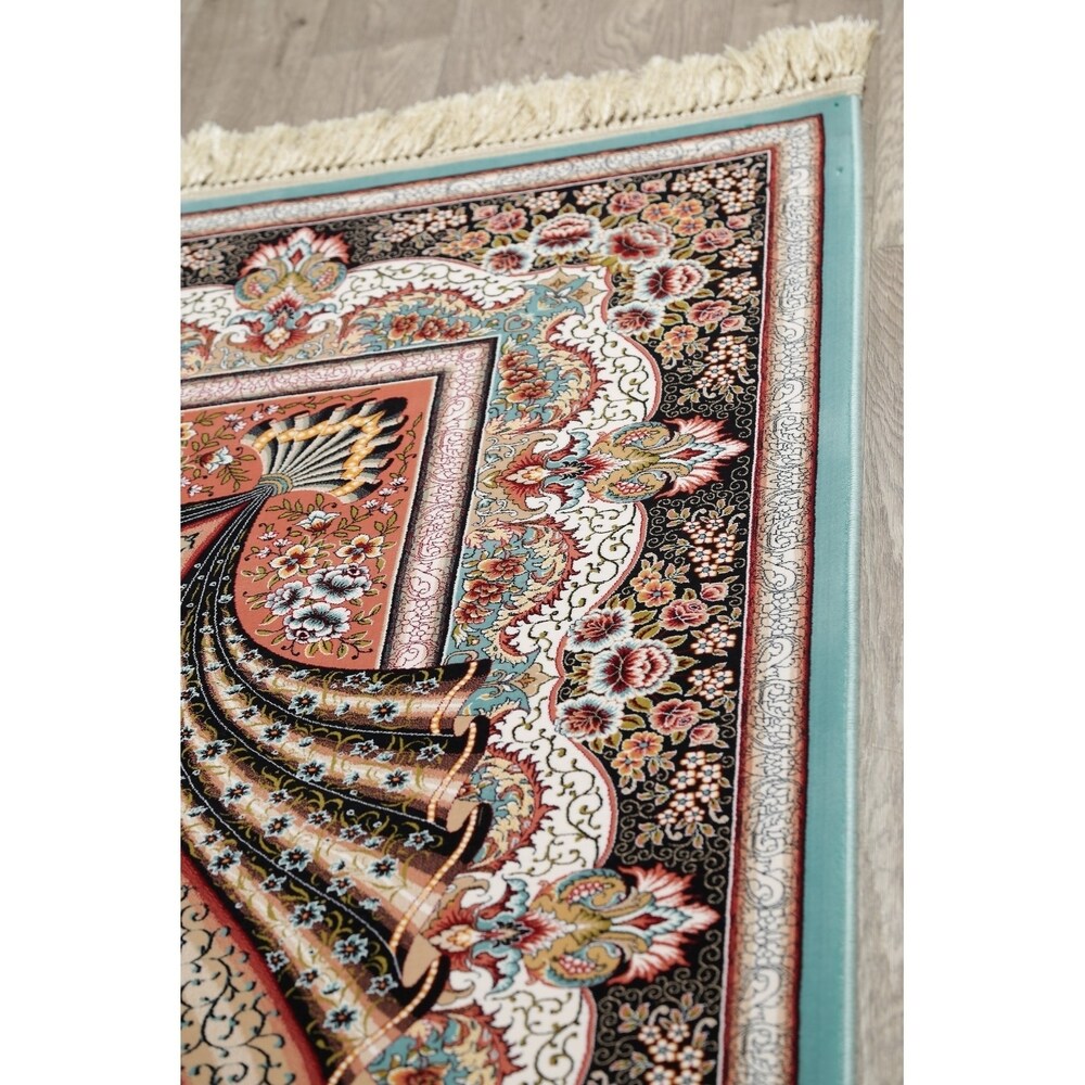 Copper Grove Rapla Heat-set Floral Medallion Wool/ Acrylic Area Rug - 13'3" x 9'10"