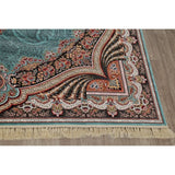 Copper Grove Rapla Heat-set Floral Medallion Wool/ Acrylic Area Rug - 13'3" x 9'10"
