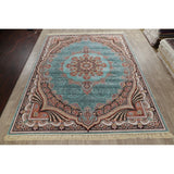 Copper Grove Rapla Heat-set Floral Medallion Wool/ Acrylic Area Rug - 13'3" x 9'10"