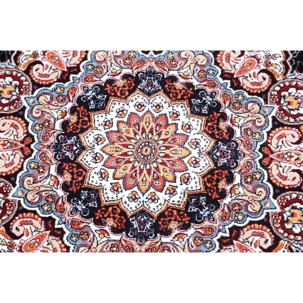 Copper Grove Antsla Heat-set Floral Wool/ Acrylic Area Rug - 5'0" x 5'0" Round
