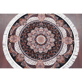 Copper Grove Antsla Heat-set Floral Wool/ Acrylic Area Rug - 5'0" x 5'0" Round