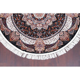 Copper Grove Antsla Heat-set Floral Wool/ Acrylic Area Rug - 5'0" x 5'0" Round