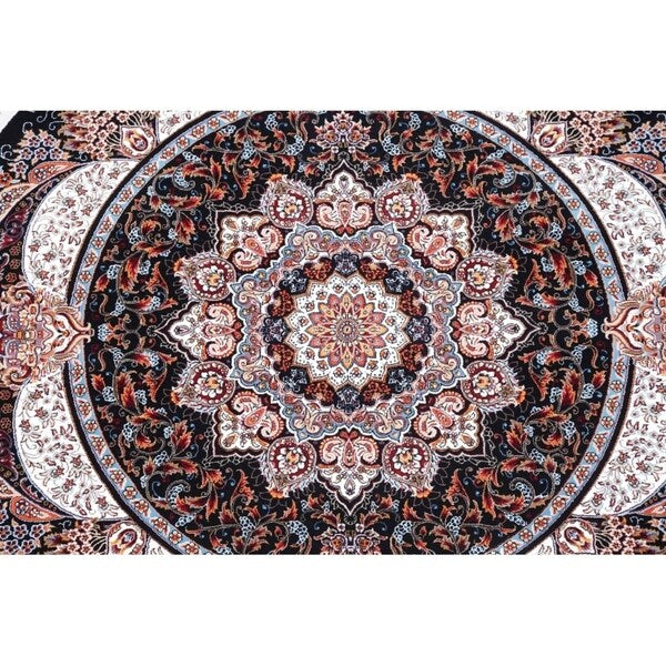 Copper Grove Antsla Heat-set Floral Wool/ Acrylic Area Rug - 5'0" x 5'0" Round