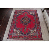 Tabriz Geometric Hand-Knotted Wool Persian Oriental Area Rug - 12'6" x 9'9"