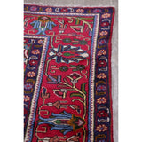 Tabriz Geometric Hand-Knotted Wool Persian Oriental Area Rug - 12'6" x 9'9"