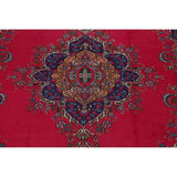 Tabriz Geometric Hand-Knotted Wool Persian Oriental Area Rug - 12'6" x 9'9"