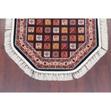 Copper Grove Moisakula Heat-set Geometric Wool/ Acrylic Rug - 3'3" x 3'3" Octagon