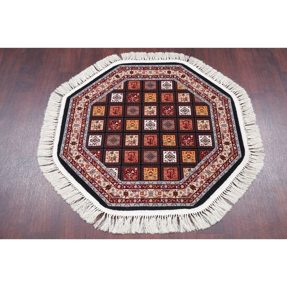 Copper Grove Moisakula Heat-set Geometric Wool/ Acrylic Rug - 3'3" x 3'3" Octagon