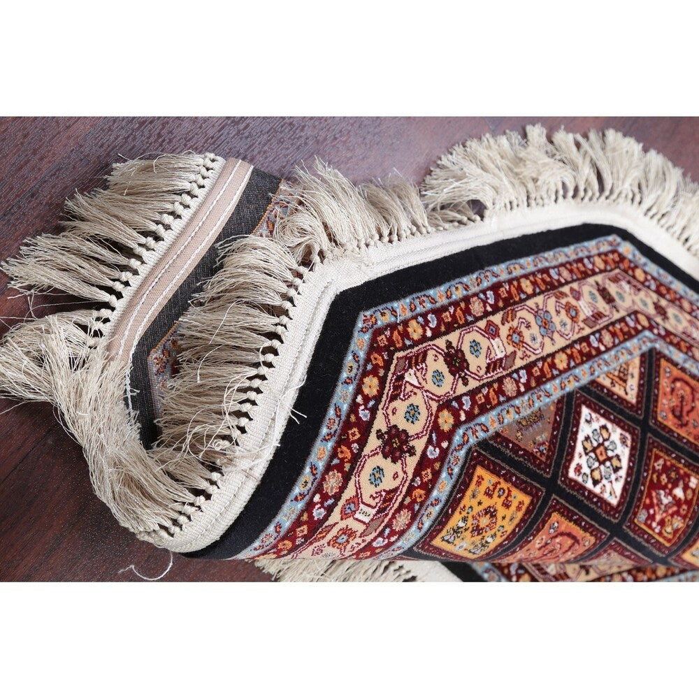 Copper Grove Moisakula Heat-set Geometric Wool/ Acrylic Rug - 3'3" x 3'3" Octagon
