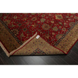 Tabriz Hand Knotted 300 KPSI Red,Tan Wool Persian Oriental Area Rug (9x12) - 08' 07'' x 11' 07''