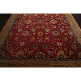 Tabriz Hand Knotted 300 KPSI Red,Tan Wool Persian Oriental Area Rug (9x12) - 08' 07'' x 11' 07''