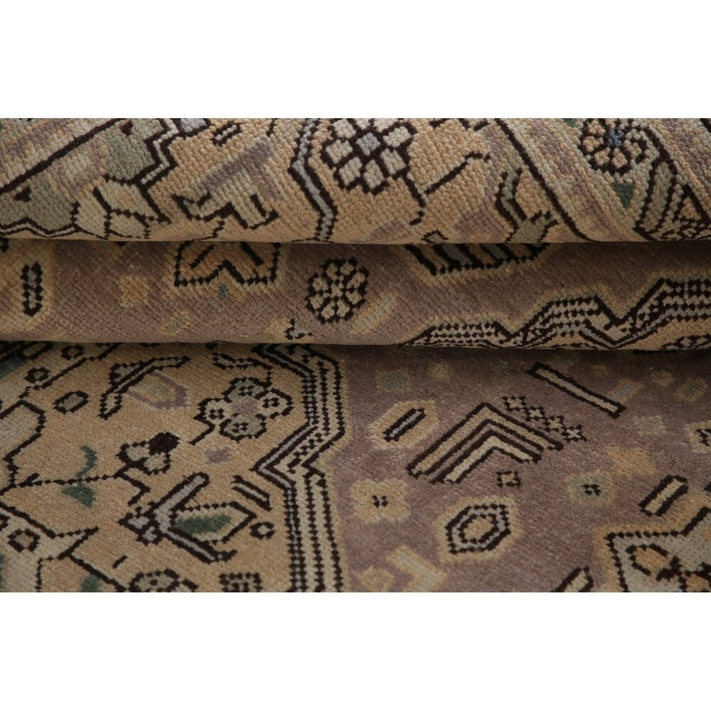 Tabriz Hand Knotted Persian Carpet Traditional Wool Area Rug - 8' 11'' X 5' 10''