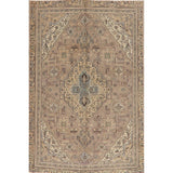 Tabriz Hand Knotted Persian Carpet Traditional Wool Area Rug - 8' 11'' X 5' 10''