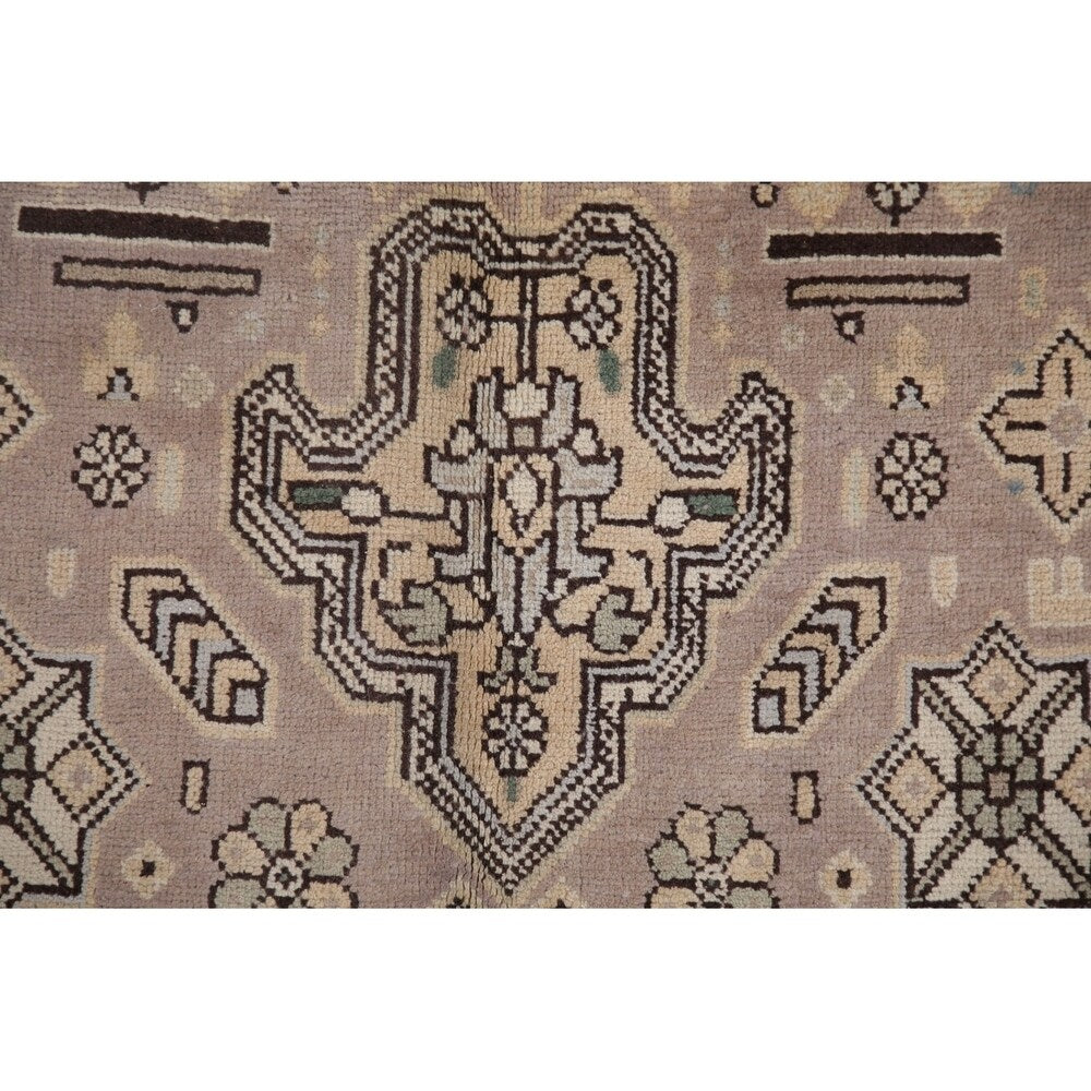 Tabriz Hand Knotted Persian Carpet Traditional Wool Area Rug - 8' 11'' X 5' 10''