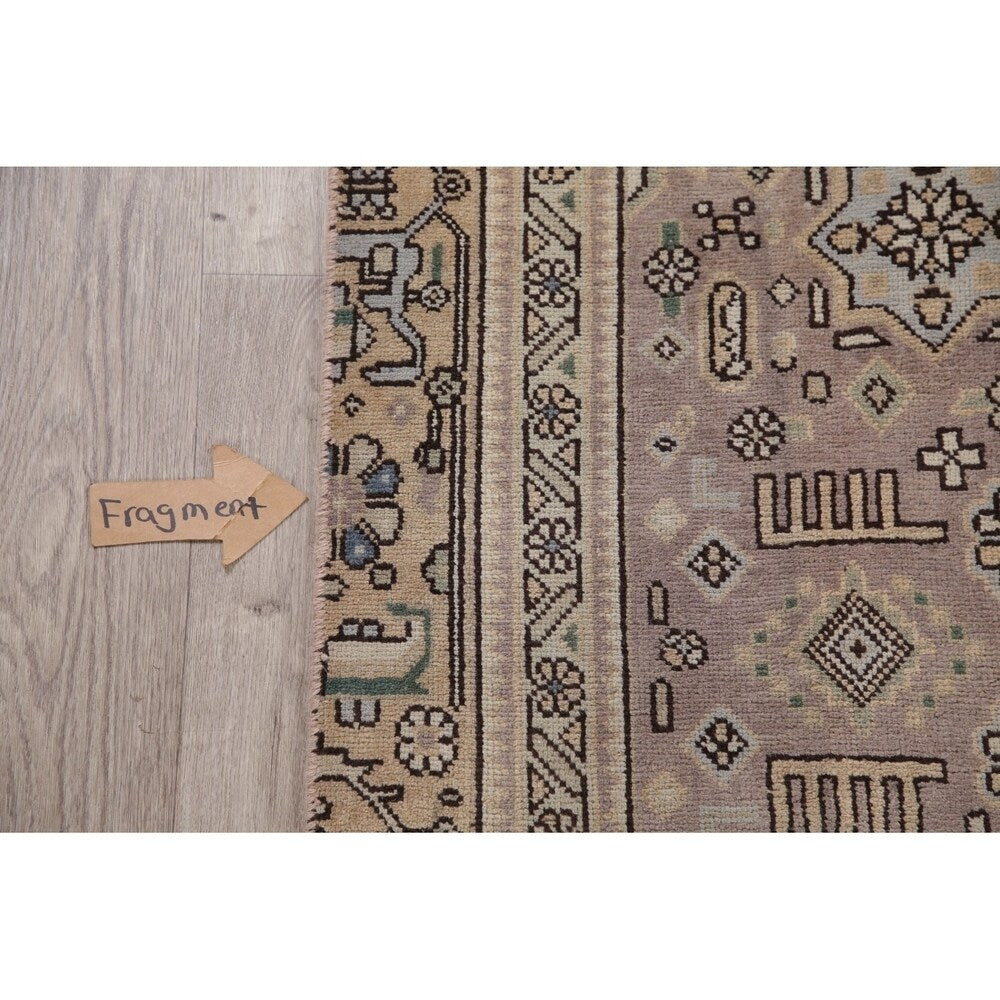 Tabriz Hand Knotted Persian Carpet Traditional Wool Area Rug - 8' 11'' X 5' 10''