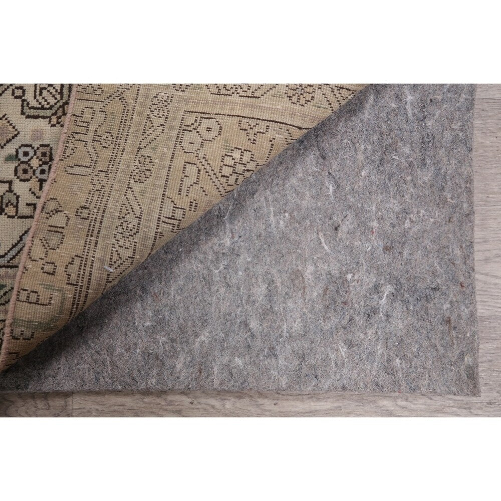 Tabriz Hand Knotted Persian Carpet Traditional Wool Area Rug - 8' 11'' X 5' 10''