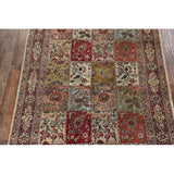 Tabriz Hand Knotted Wool Antique Geometric Area Rug Persian Beige - 10'2" x 7'5"
