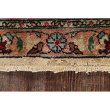 Tabriz Hand Knotted Wool Antique Geometric Area Rug Persian Beige - 10'2" x 7'5"