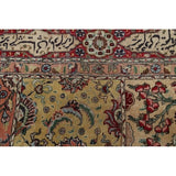 Tabriz Hand Knotted Wool Antique Geometric Area Rug Persian Beige - 10'2" x 7'5"