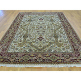 Tabriz Revival New Zealand Wool 300 KPSI Hand-knotted Rug (6' x 9')