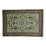 Tabriz Revival New Zealand Wool 300 KPSI Hand-knotted Rug (6' x 9')