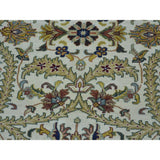 Tabriz Revival New Zealand Wool 300 KPSI Hand-knotted Rug (6' x 9')