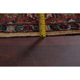 Tabriz Wool Hand Knotted Antique Area Rug Persian Brown - 10'3" x 6'4"