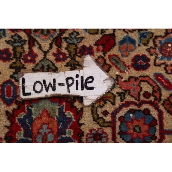 Tabriz Wool Hand Knotted Antique Area Rug Persian Brown - 10'3" x 6'4"