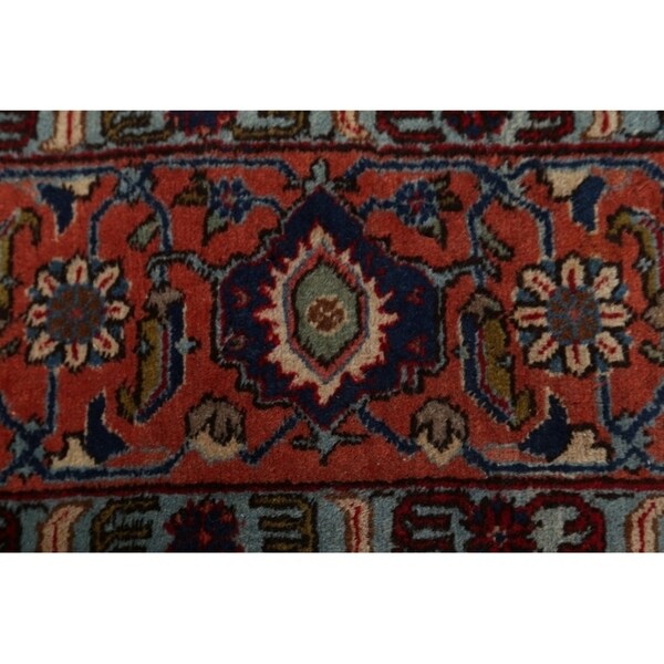 Tabriz Wool Hand Knotted Antique Area Rug Persian Brown - 10'3" x 6'4"