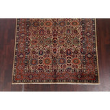 Tabriz Wool Hand Knotted Antique Area Rug Persian Brown - 10'3" x 6'4"