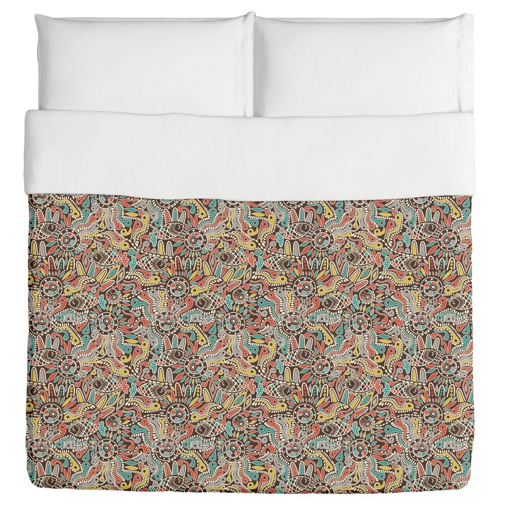 Tadpole And Fish in Africa Duvet