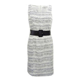 Tahari ASL Women's Belted Boucle Sheath Dress
