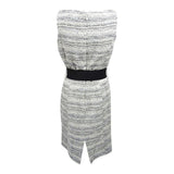 Tahari ASL Women's Belted Boucle Sheath Dress