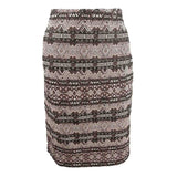 Tahari ASL Women's Boucle Pencil Skirt (4, Green Metallic Geo)