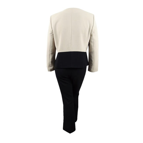 Tahari ASL Women's Colorblocked Pantsuit