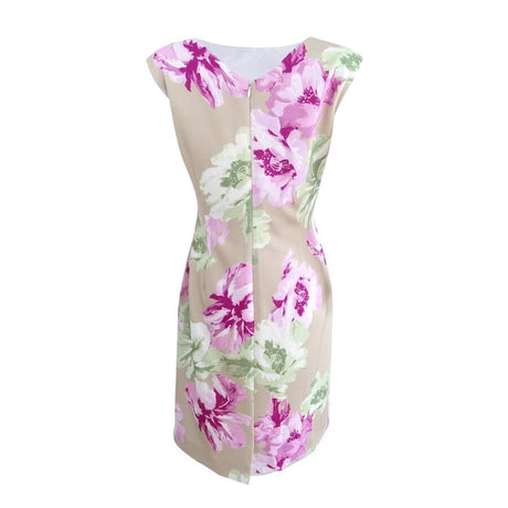 Tahari ASL Women's Floral-Print Scuba Sheath Dress