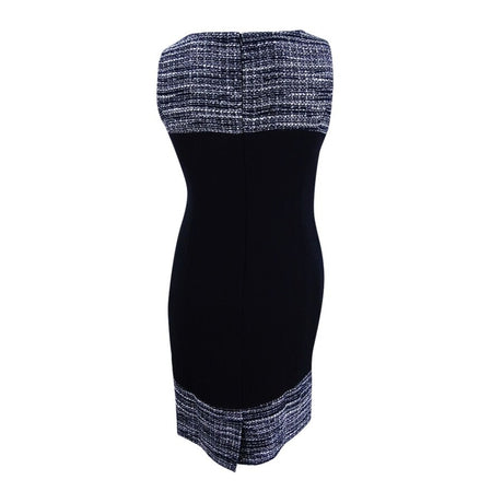Tahari ASL Women's Metallic Boucle Sheath Dress