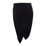Tahari ASL Women's Petite Asymmetrical Wrap Skirt