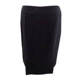 Tahari ASL Women's Petite Embellished Pencil Skirt (4P, Black)